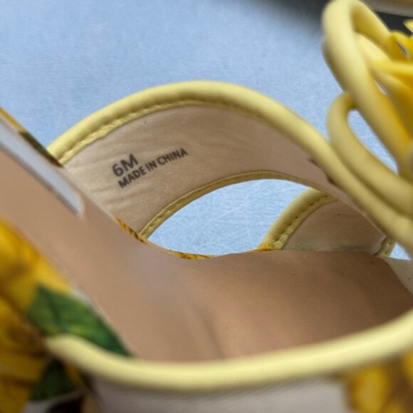 🆕 GIANNI BINI 🧿 NWOB Brook Floral Print Block Heel Platform Sandals, Sz US 6 - Picture 13 of 13